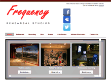 Tablet Screenshot of frequencystudios.com.au